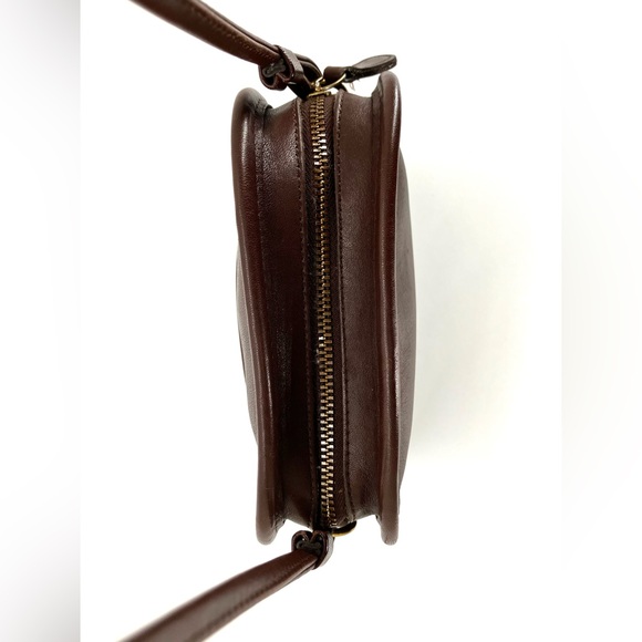 Vintage COACH Brown #9017 Abbie Zip Leather Bag - Picture 9 of 12